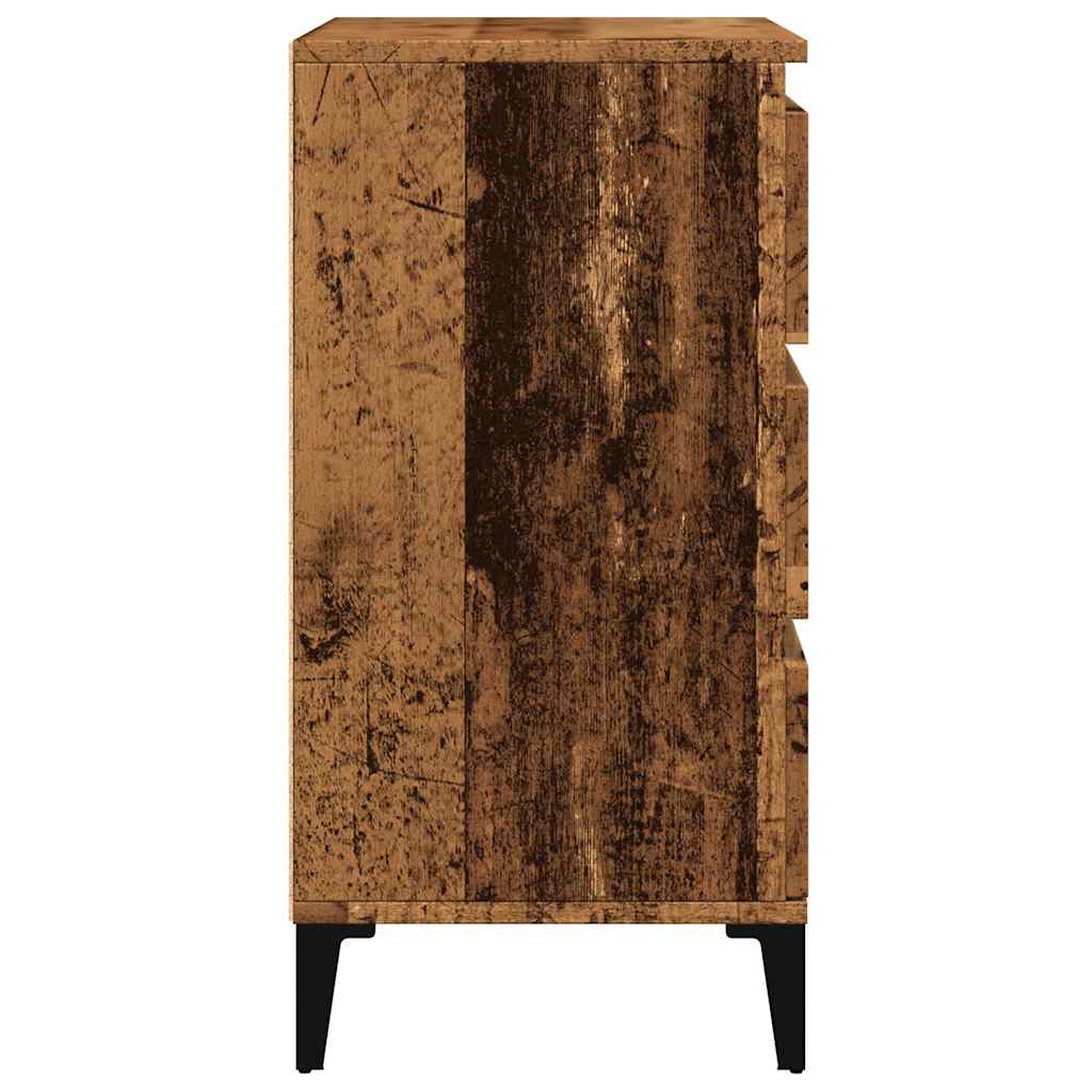 vidaXL Komoda, stare drewno, 60x35x70 cm, materiał drewnopochodny