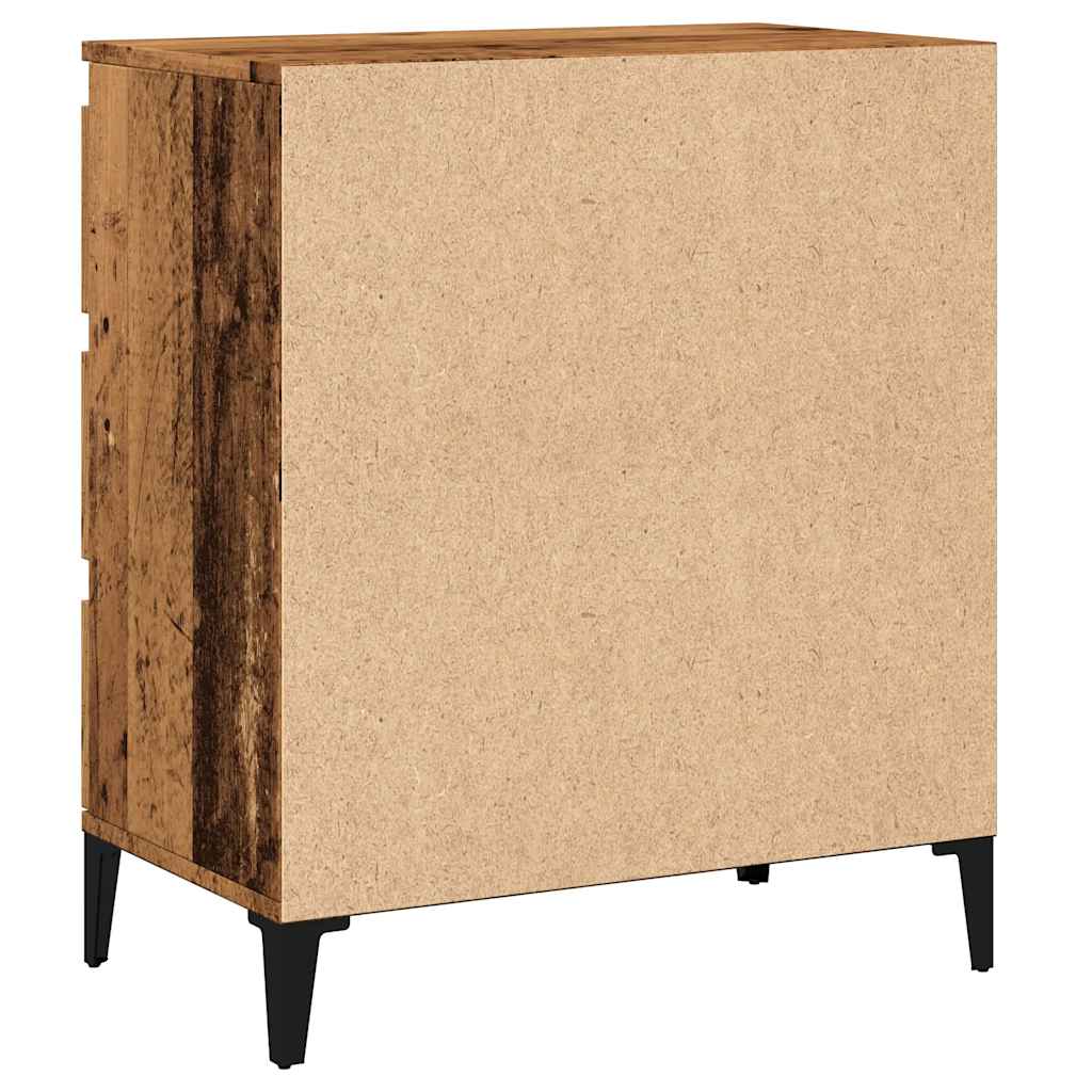 vidaXL Komoda, stare drewno, 60x35x70 cm, materiał drewnopochodny