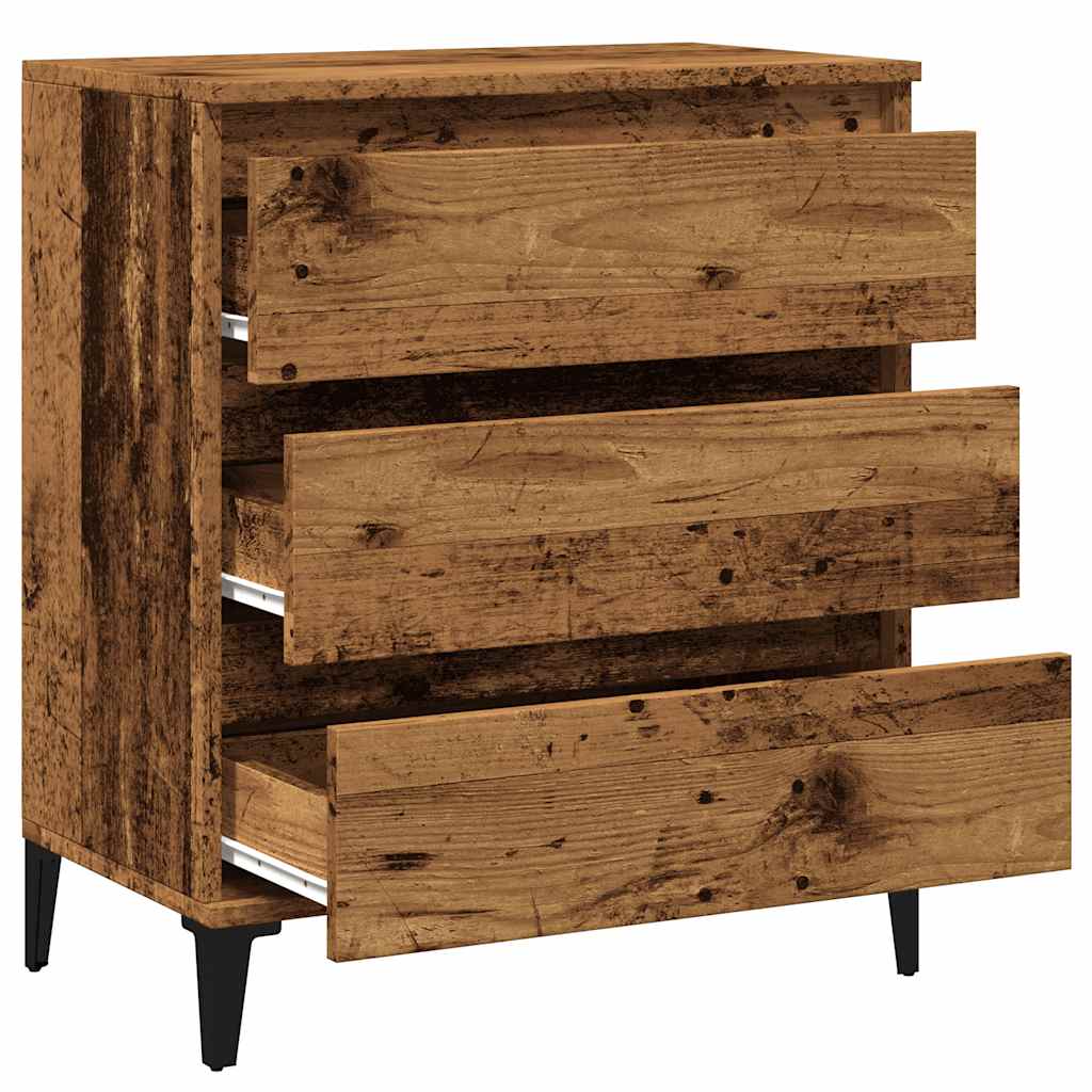 vidaXL Komoda, stare drewno, 60x35x70 cm, materiał drewnopochodny