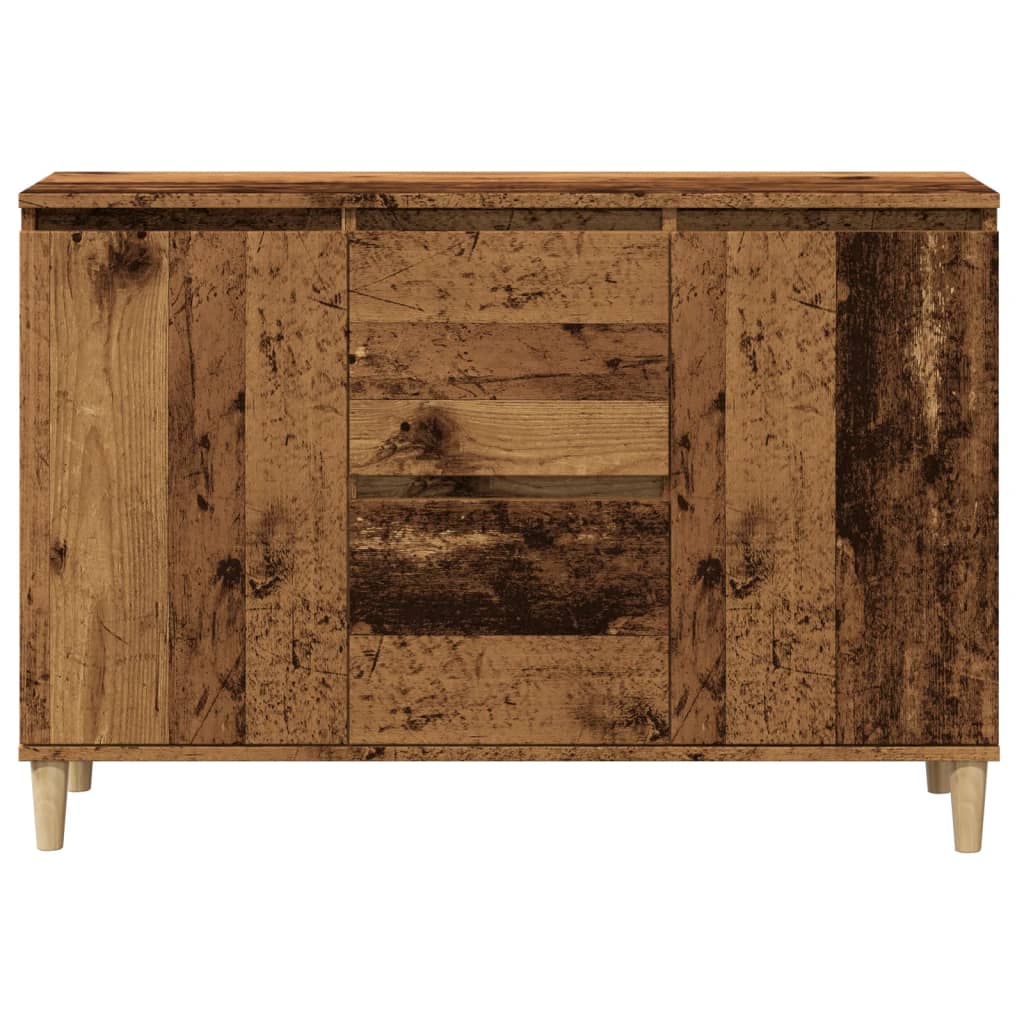 vidaXL Szafka, stare drewno, 102x35x70 cm, materiał drewnopochodny