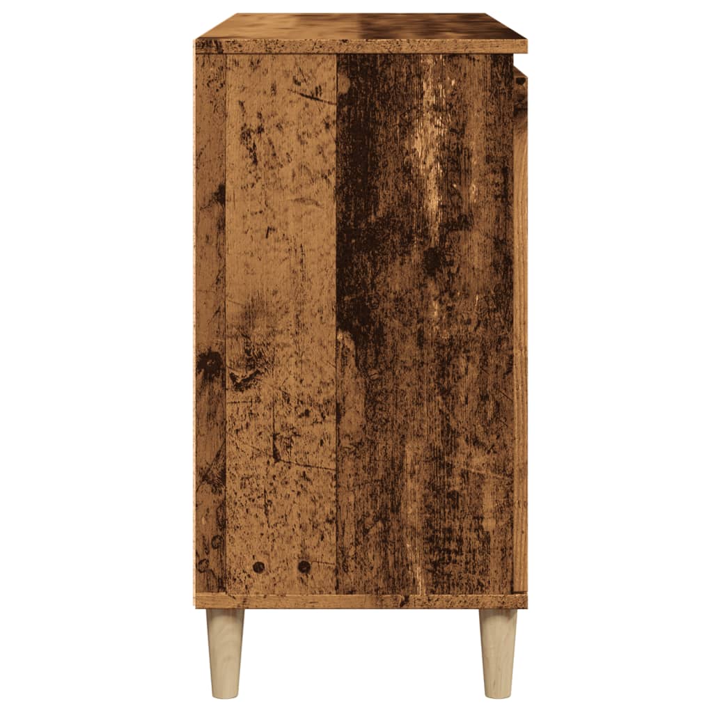 vidaXL Szafka, stare drewno, 102x35x70 cm, materiał drewnopochodny