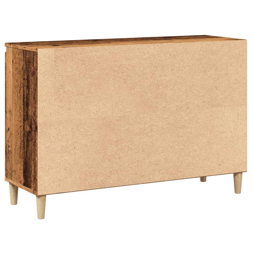 vidaXL Szafka, stare drewno, 102x35x70 cm, materiał drewnopochodny