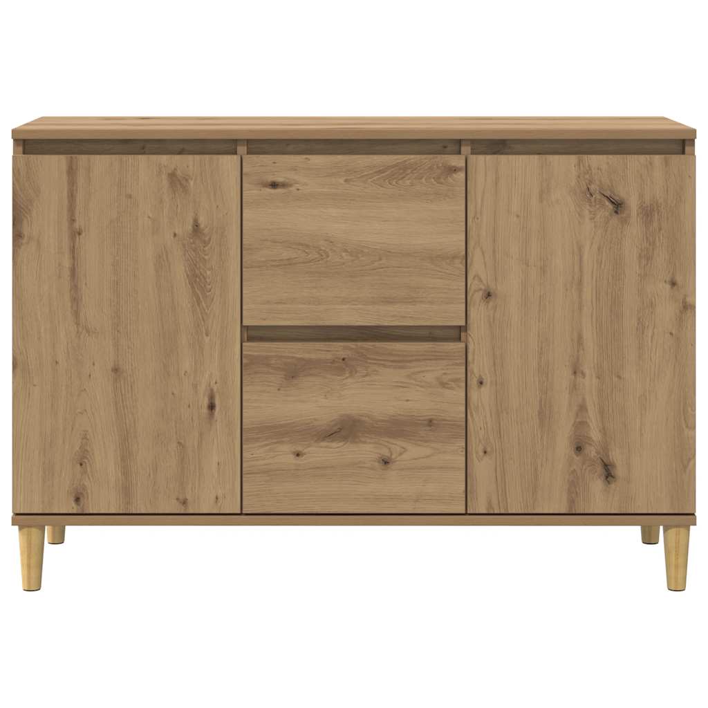 vidaXL Szafka, dąb artisan, 102x35x70 cm, materiał drewnopochodny