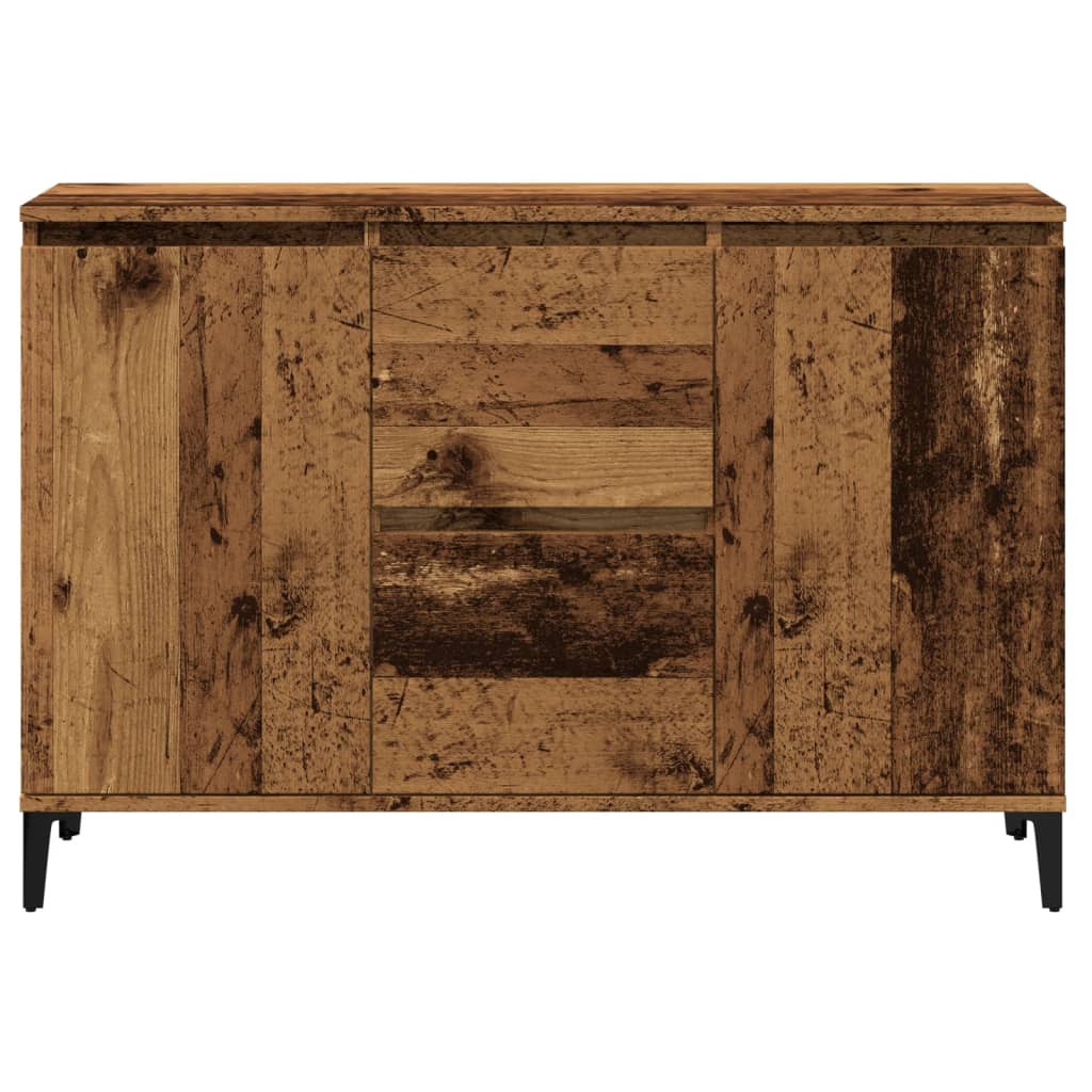 vidaXL Szafka, stare drewno, 102x35x70 cm, materiał drewnopochodny