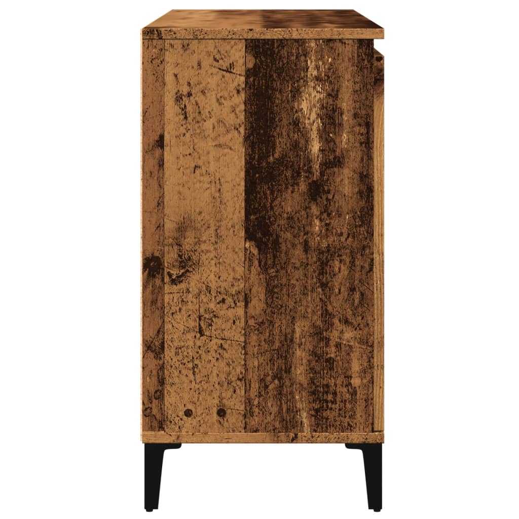 vidaXL Szafka, stare drewno, 102x35x70 cm, materiał drewnopochodny