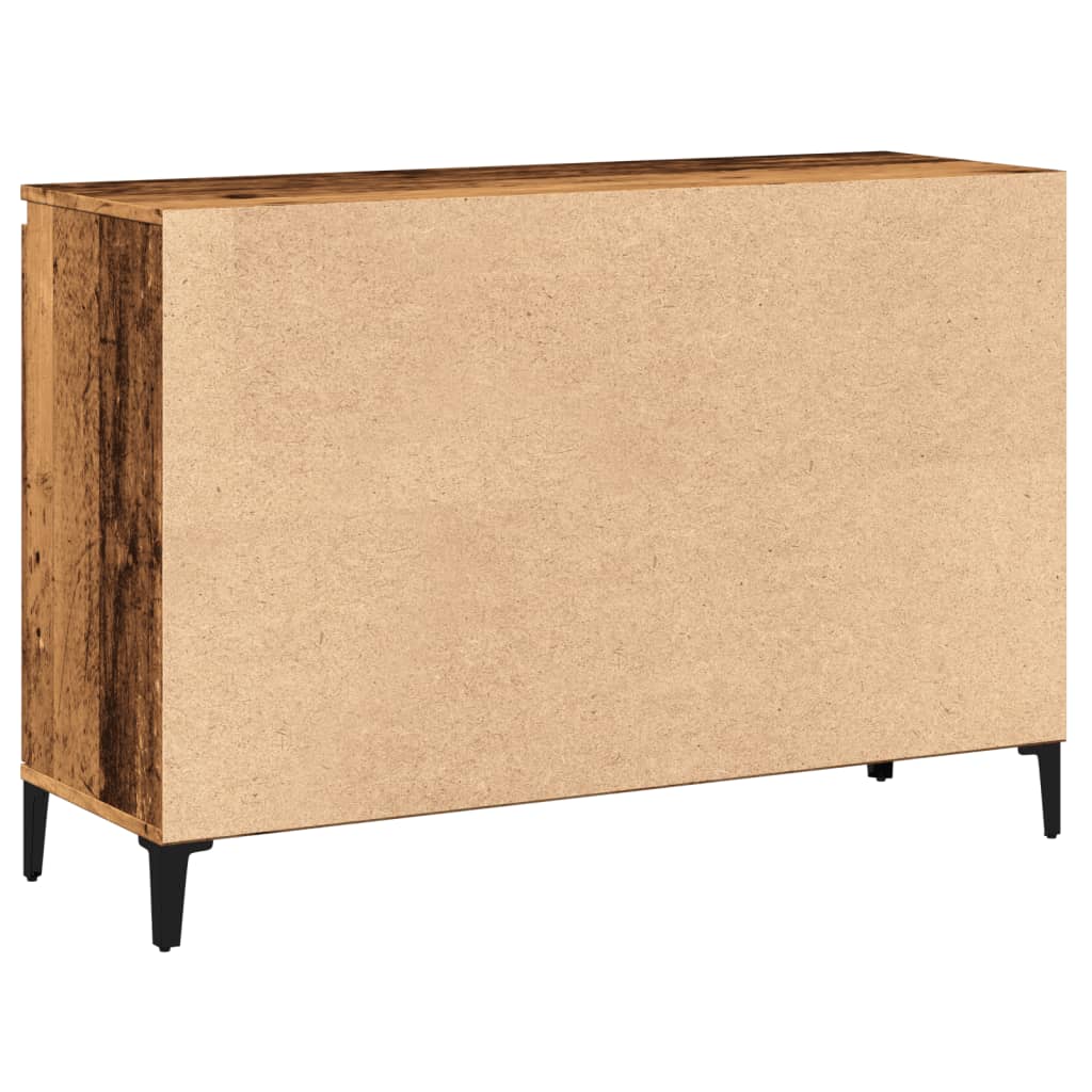 vidaXL Szafka, stare drewno, 102x35x70 cm, materiał drewnopochodny