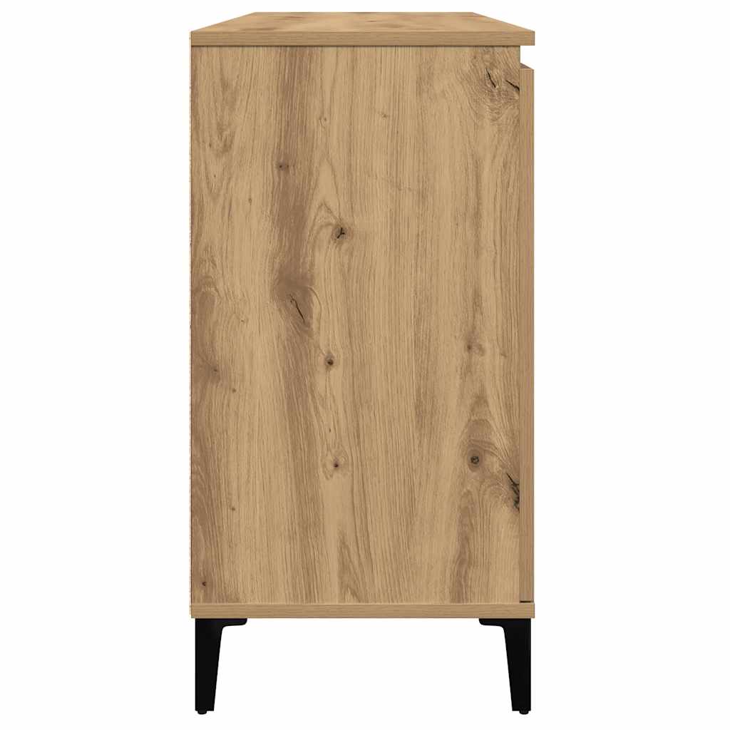 vidaXL Szafka, dąb artisan, 102x35x70 cm, materiał drewnopochodny