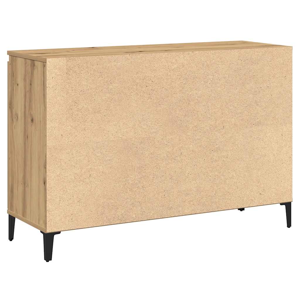 vidaXL Szafka, dąb artisan, 102x35x70 cm, materiał drewnopochodny