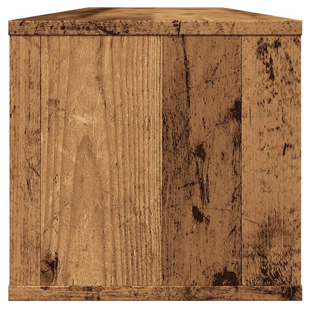vidaXL Szafka wisząca, stare drewno, 101x30x29 cm