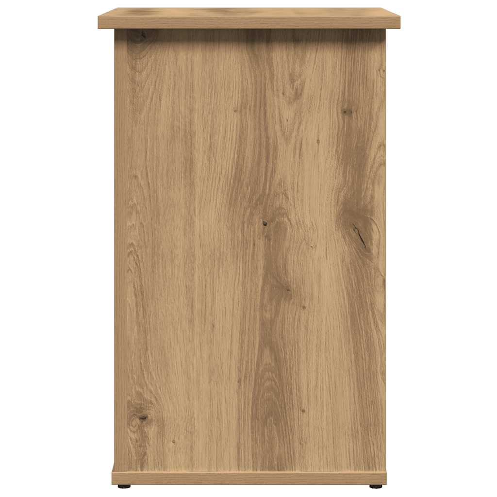 vidaXL Komoda, dąb artisan, 35x35x55 cm, materiał drewnopochodny