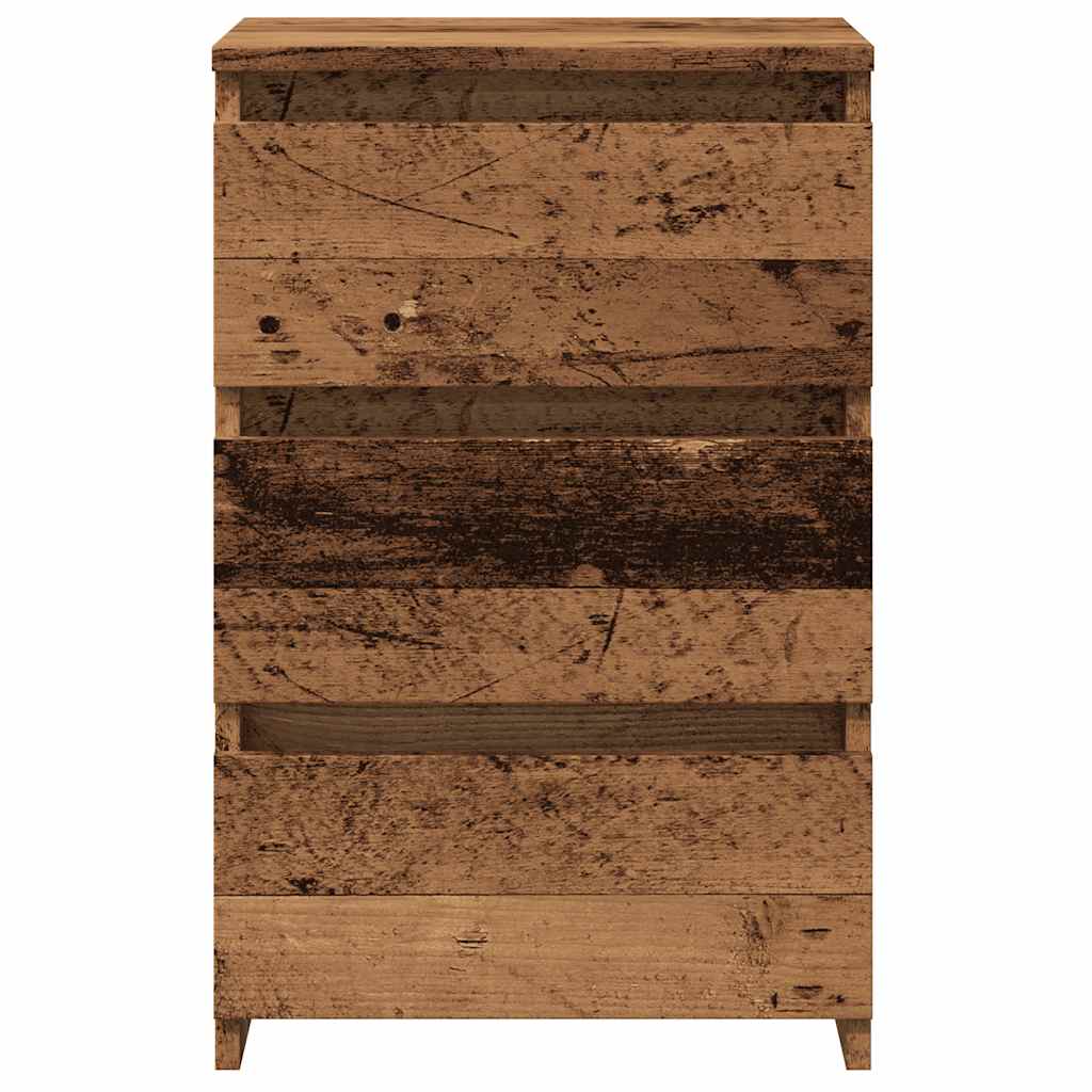 vidaXL Szafka nocna, stare drewno, 40x35x62,5 cm