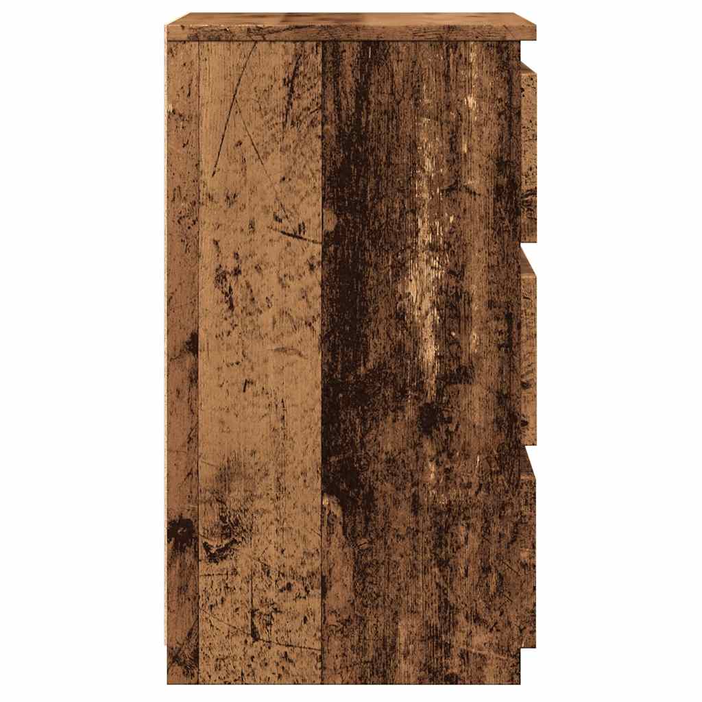 vidaXL Szafka nocna, stare drewno, 40x35x62,5 cm
