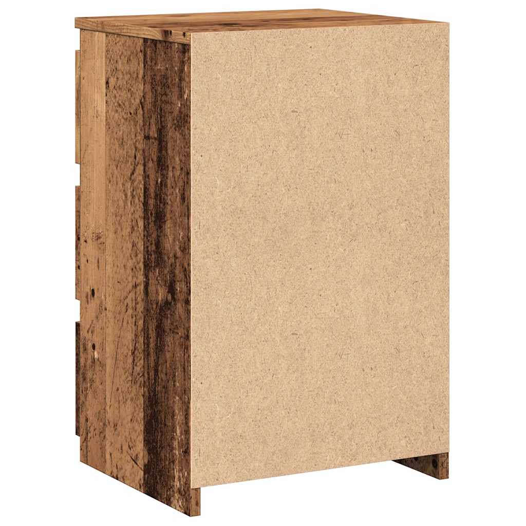 vidaXL Szafka nocna, stare drewno, 40x35x62,5 cm