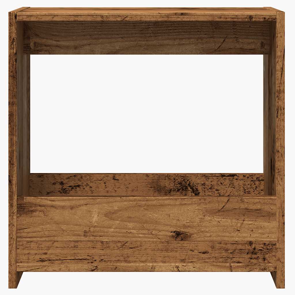 vidaXL Stolik boczny, stare drewno, 50x26x50 cm