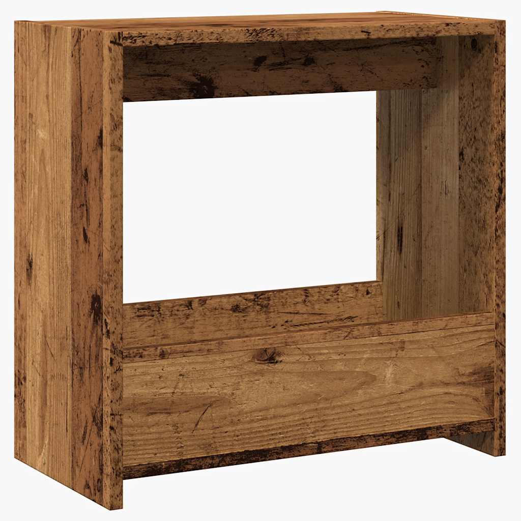 vidaXL Stolik boczny, stare drewno, 50x26x50 cm