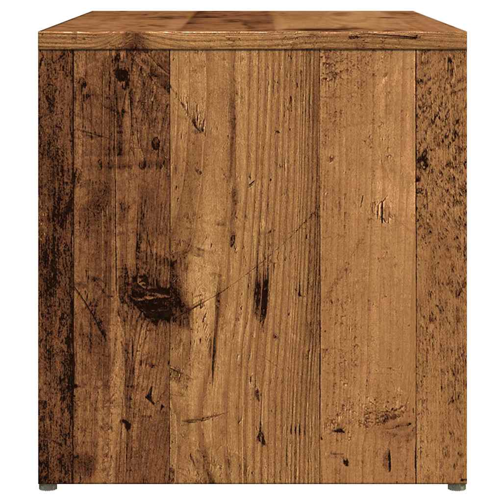 vidaXL Stolik, stare drewno, 59x36x38 cm, materiał drewnopochodny