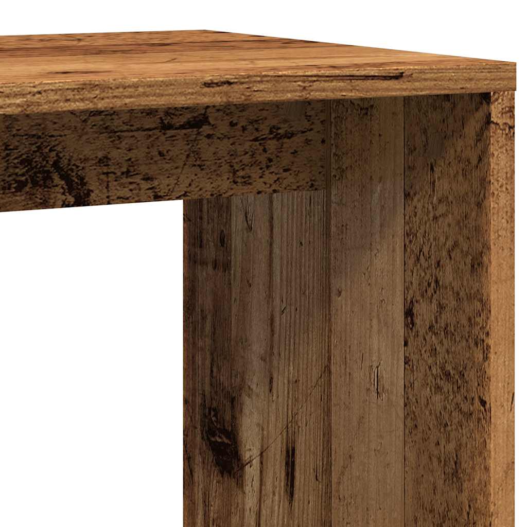 vidaXL Stolik, stare drewno, 59x36x38 cm, materiał drewnopochodny