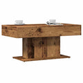 vidaXL Stolik kawowy Stare drewno 96x50x45 cm Drewno konstrukcyjne
