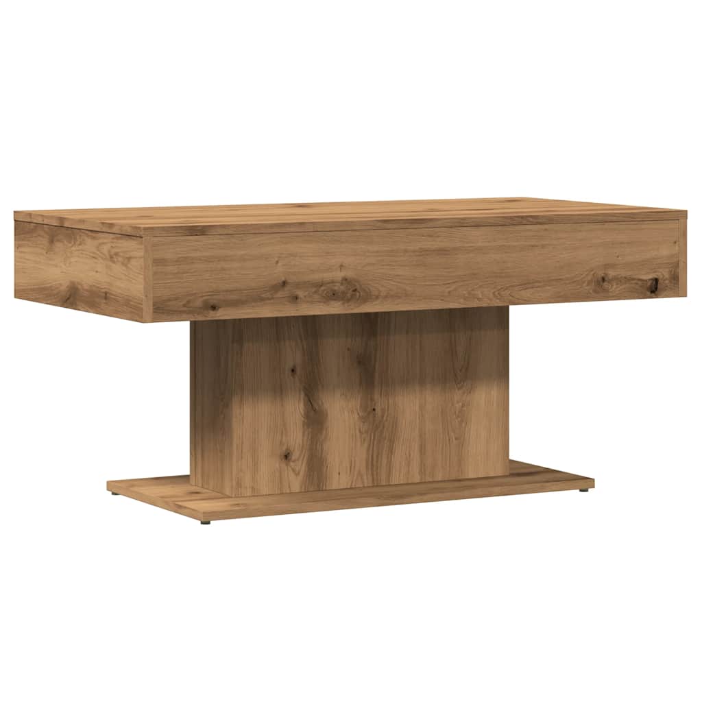 vidaXL Stolik kawowy Artisan Oak 96x50x45 cm Drewno konstrukcyjne