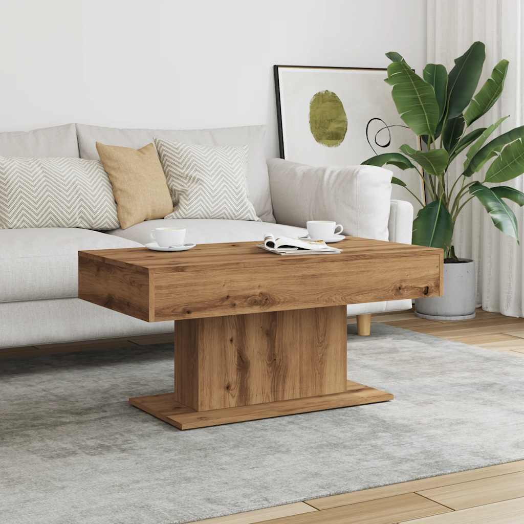 vidaXL Stolik kawowy Artisan Oak 96x50x45 cm Drewno konstrukcyjne