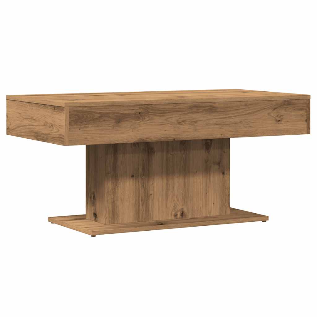 vidaXL Stolik kawowy Artisan Oak 96x50x45 cm Drewno konstrukcyjne