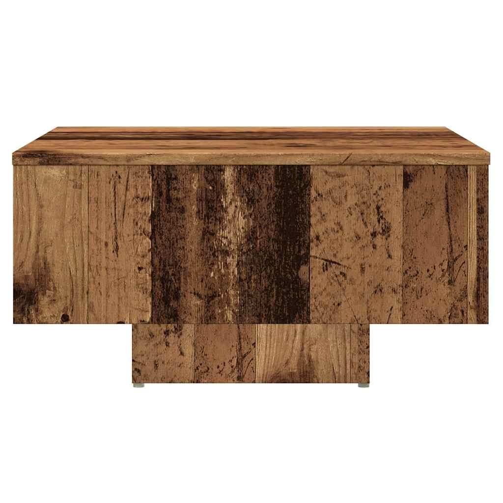 vidaXL Stolik kawowy, stare drewno, 60x60x31,5 cm, płyta wiórowa