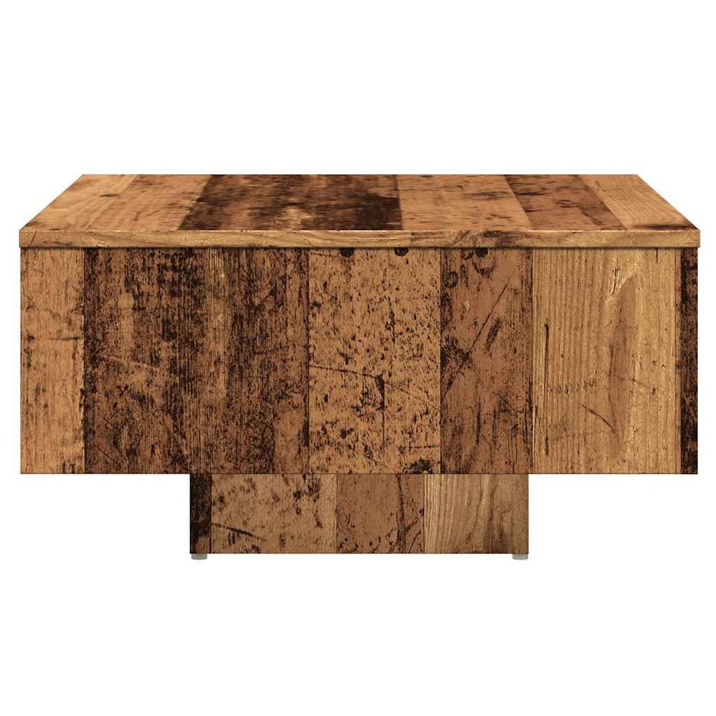 vidaXL Stolik kawowy, stare drewno, 60x60x31,5 cm, płyta wiórowa