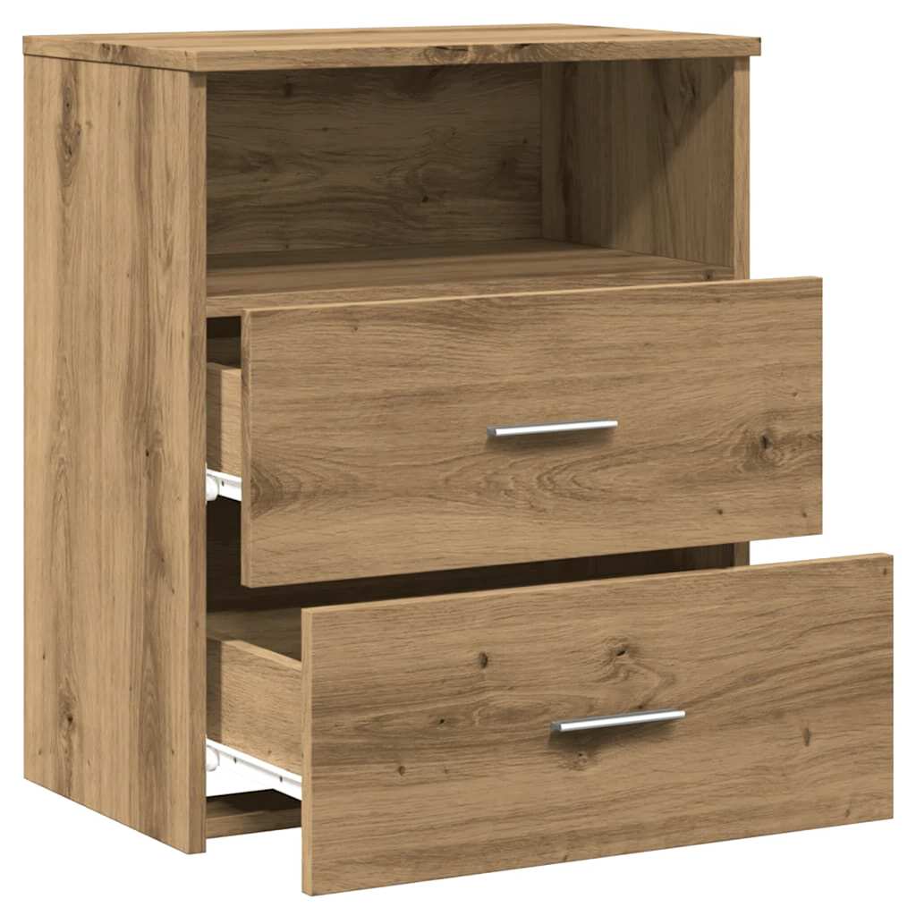 vidaXL Szafka nocna dąb artisan 50x32x60cm cm, materiał drewnopochodny