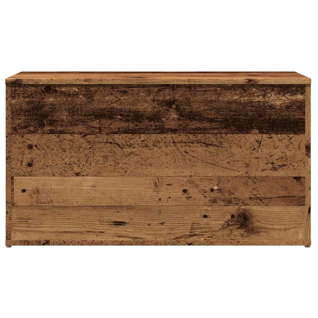 vidaXL Skrzynia, stare drewno, 84x42x46 cm, materiał drewnopochodny