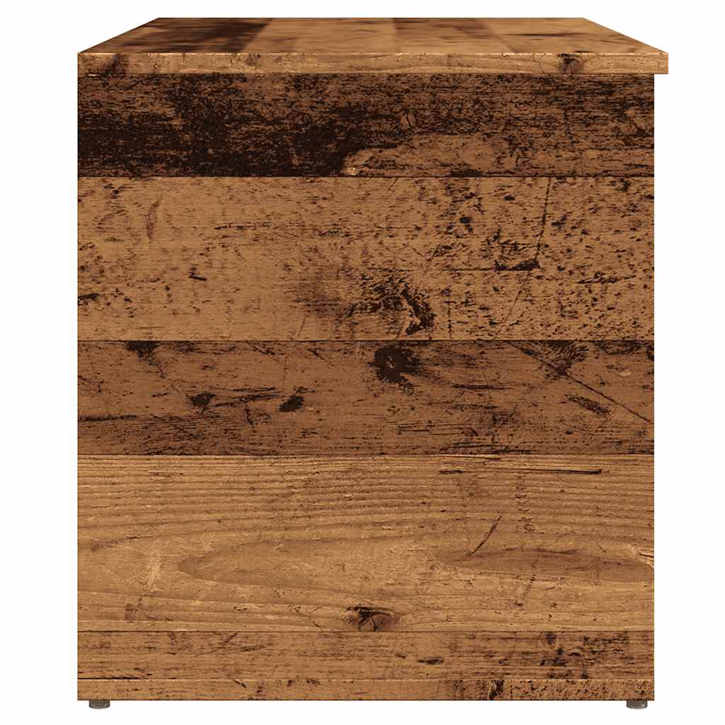 vidaXL Skrzynia, stare drewno, 84x42x46 cm, materiał drewnopochodny