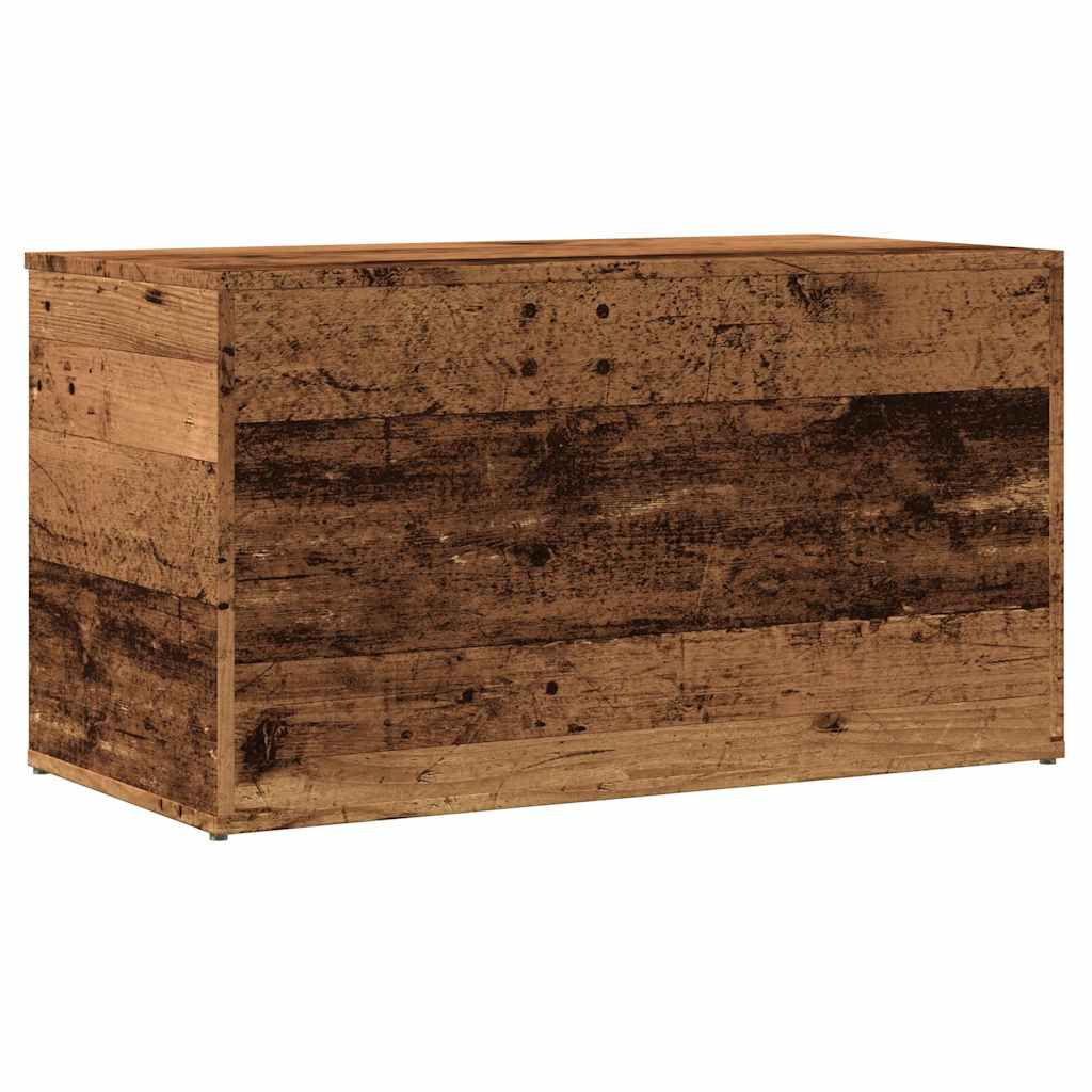 vidaXL Skrzynia, stare drewno, 84x42x46 cm, materiał drewnopochodny