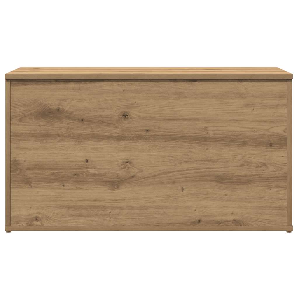 vidaXL Skrzynia, dąb artisan, 84x42x46 cm, materiał drewnopochodny