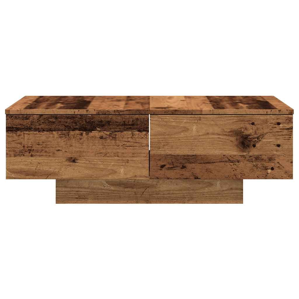 vidaXL Stolik kawowy, stare drewno, 90x60x31 cm