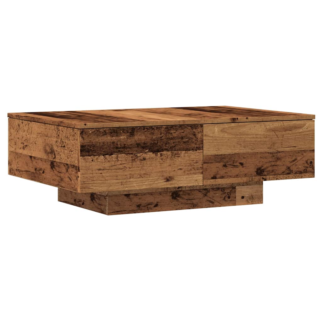 vidaXL Stolik kawowy, stare drewno, 90x60x31 cm