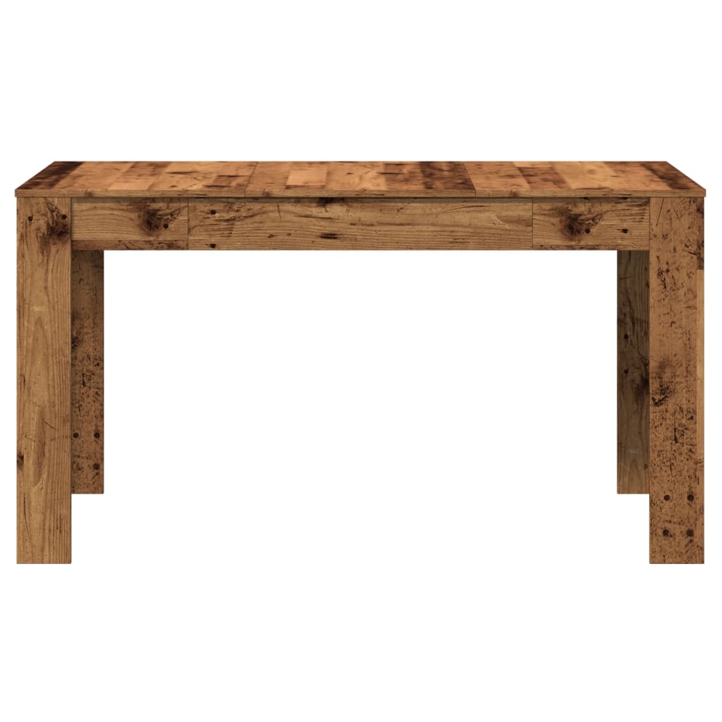 vidaXL Stół jadalniany, stare drewno, 140x74,5x76 cm
