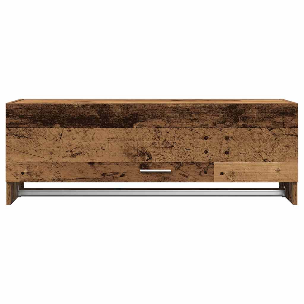 vidaXL Szafka, stare drewno, 100x32,5x35 cm, materiał drewnopochodny