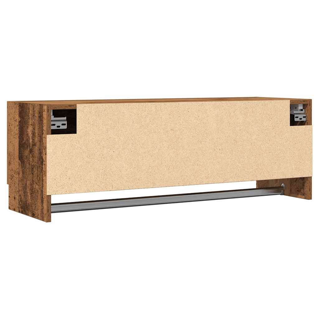 vidaXL Szafka, stare drewno, 100x32,5x35 cm, materiał drewnopochodny