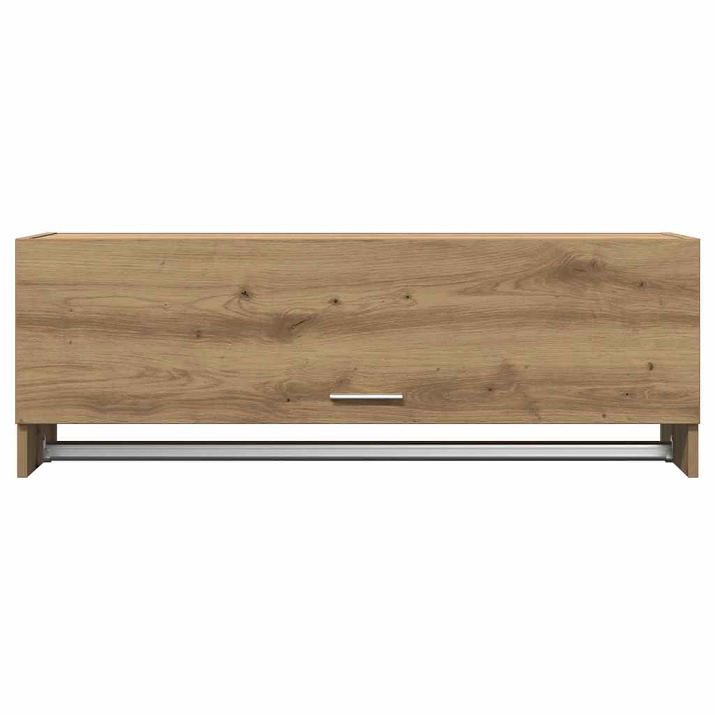 vidaXL Szafa, dąb artisan, 100x32,5x35 cm, materiał drewnopochodny