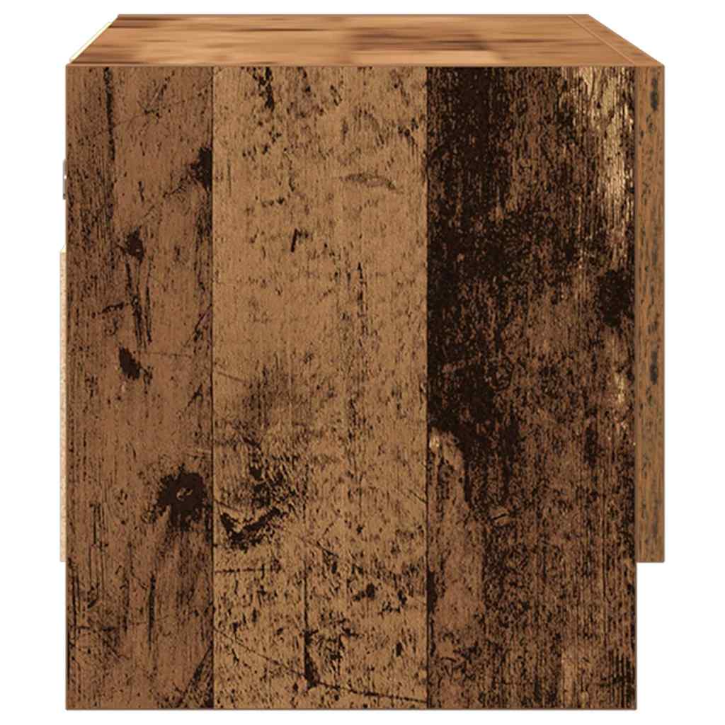 vidaXL Szafka, stare drewno, 70x32,5x35 cm, materiał drewnopochodny