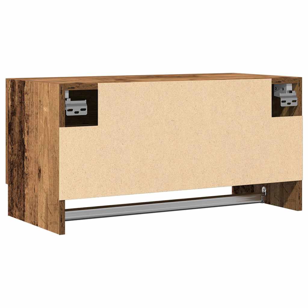 vidaXL Szafka, stare drewno, 70x32,5x35 cm, materiał drewnopochodny