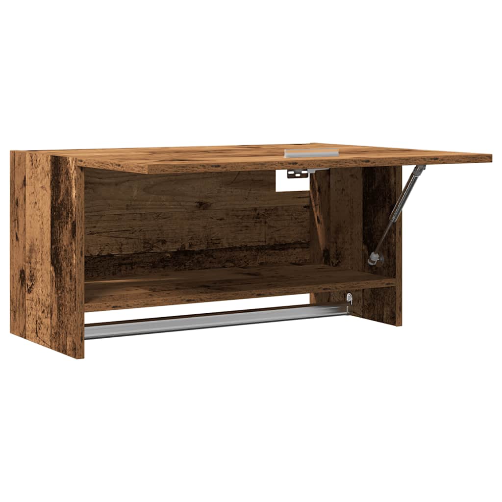 vidaXL Szafka, stare drewno, 70x32,5x35 cm, materiał drewnopochodny