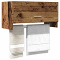 vidaXL Szafka, stare drewno, 70x32,5x35 cm, materiał drewnopochodny