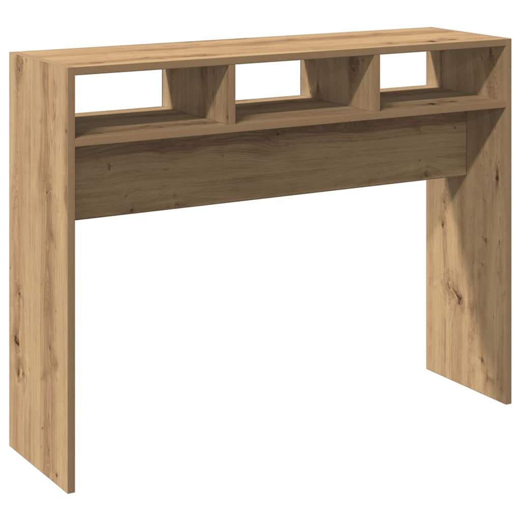 vidaXL Stolik konsolowy, dąb artisan, 105x30x80 cm