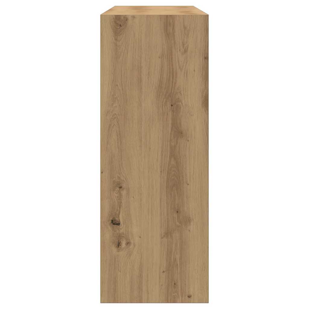 vidaXL Stolik konsolowy, dąb artisan, 105x30x80 cm