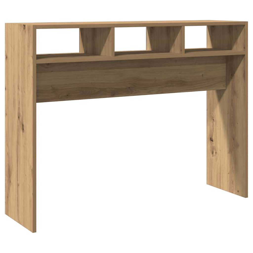 vidaXL Stolik konsolowy, dąb artisan, 105x30x80 cm