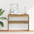 vidaXL Stolik konsolowy, dąb artisan, 102x30x80 cm