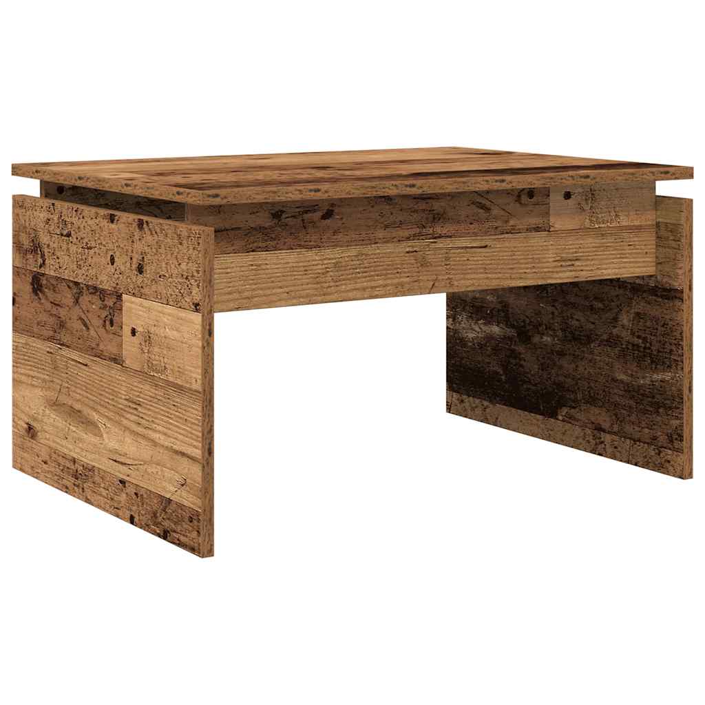 vidaXL Stolik kawowy, stare drewno, 68x50x38 cm