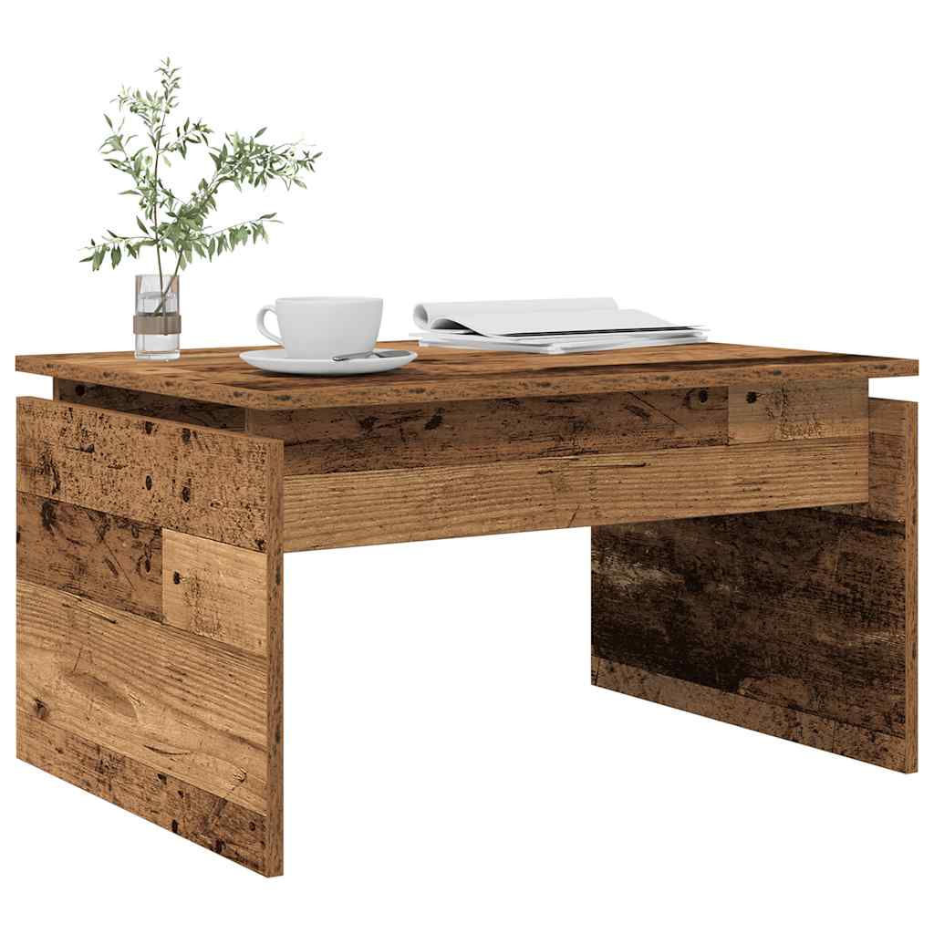 vidaXL Stolik kawowy, stare drewno, 68x50x38 cm