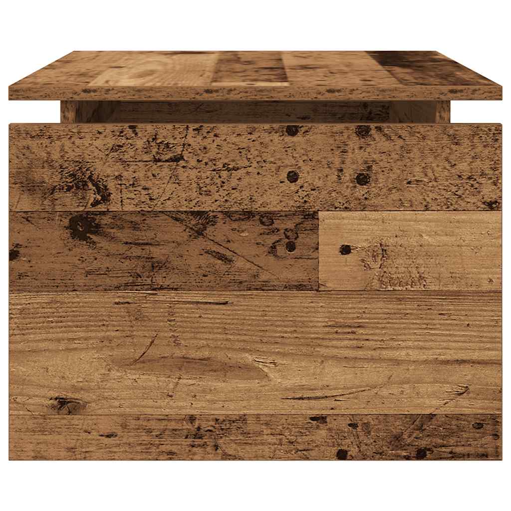 vidaXL Stolik kawowy, stare drewno, 68x50x38 cm