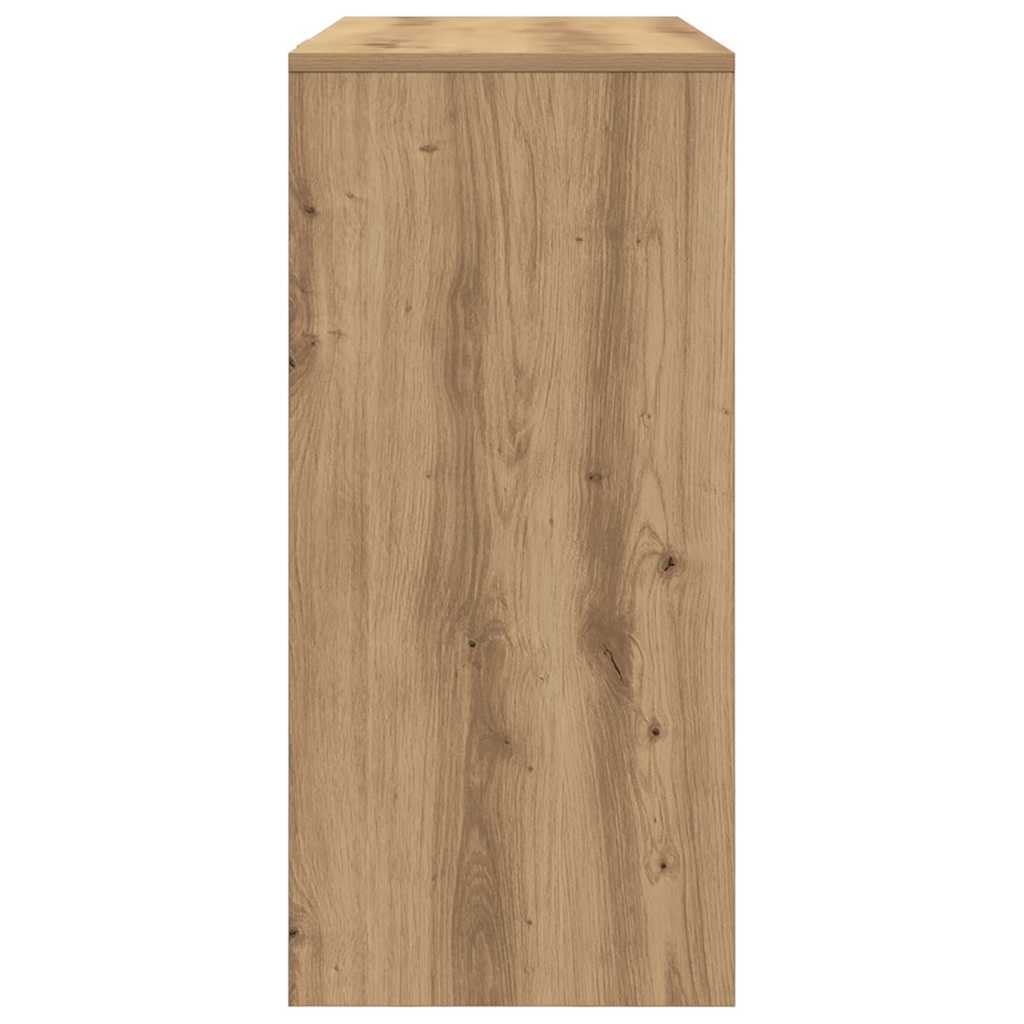 vidaXL Biurko, dąb artisan, 102,5x35x75 cm, materiał drewnopochodny